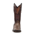 Tanner Platinum Python Boots - Tamarind - Square Toe - Gomez Western Wear