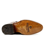 Austin Ostrich Boots - Tobacco - Round Toe (AV230)