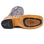 Butch Pirarucu Fish Boots - Matte Sand - Square Toe