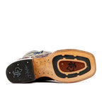 Ranger Caiman Belly Boots - Wine - Square Toe - Gomez Western Wear