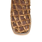 Connor Pirarucu Fish Boots - Orix Choco - Square Toe (PZ60)