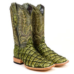 Connor Pirarucu Fish Boots - Agave - Square Toe (PZ60)