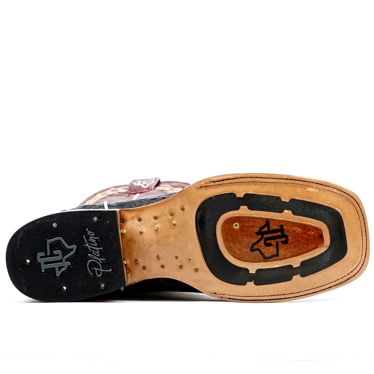 Ranger Caiman Full Belly Boots - Black - Square Toe