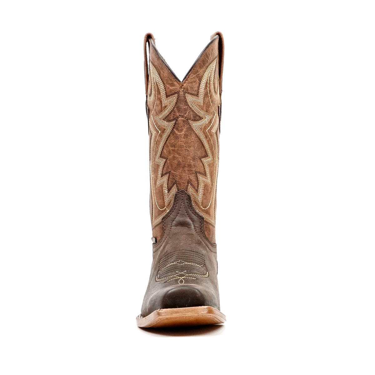 Fresno Chocolate Cowboy Boots - Narrow Square Toe (E906)