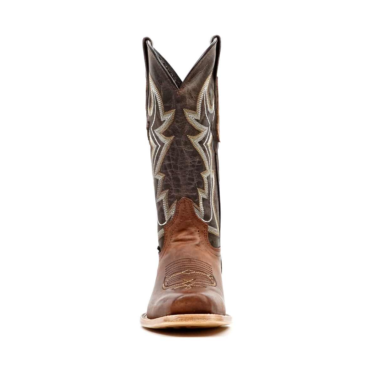 Fresno Cognac Cowboy Boots - Narrow Square Toe (E906)