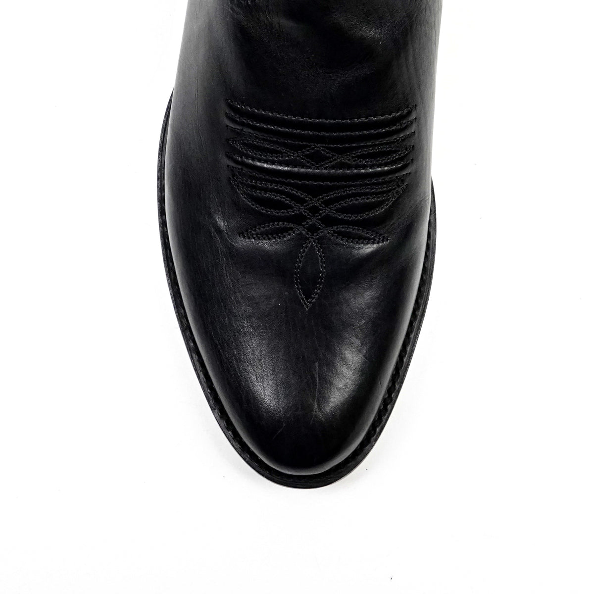 Boney Cowboy Boots - Clayton Black - Roper Toe (TS203)