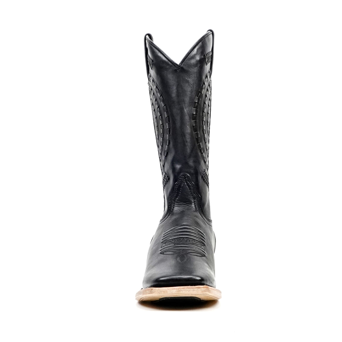 Cleyton Black Cowboy Boots - Square Toe (E944)