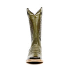 Cleyton Olive Cowboy Boots - Square Toe (E944)