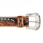 Hand-Tooled Leather Belt (MOD 2)