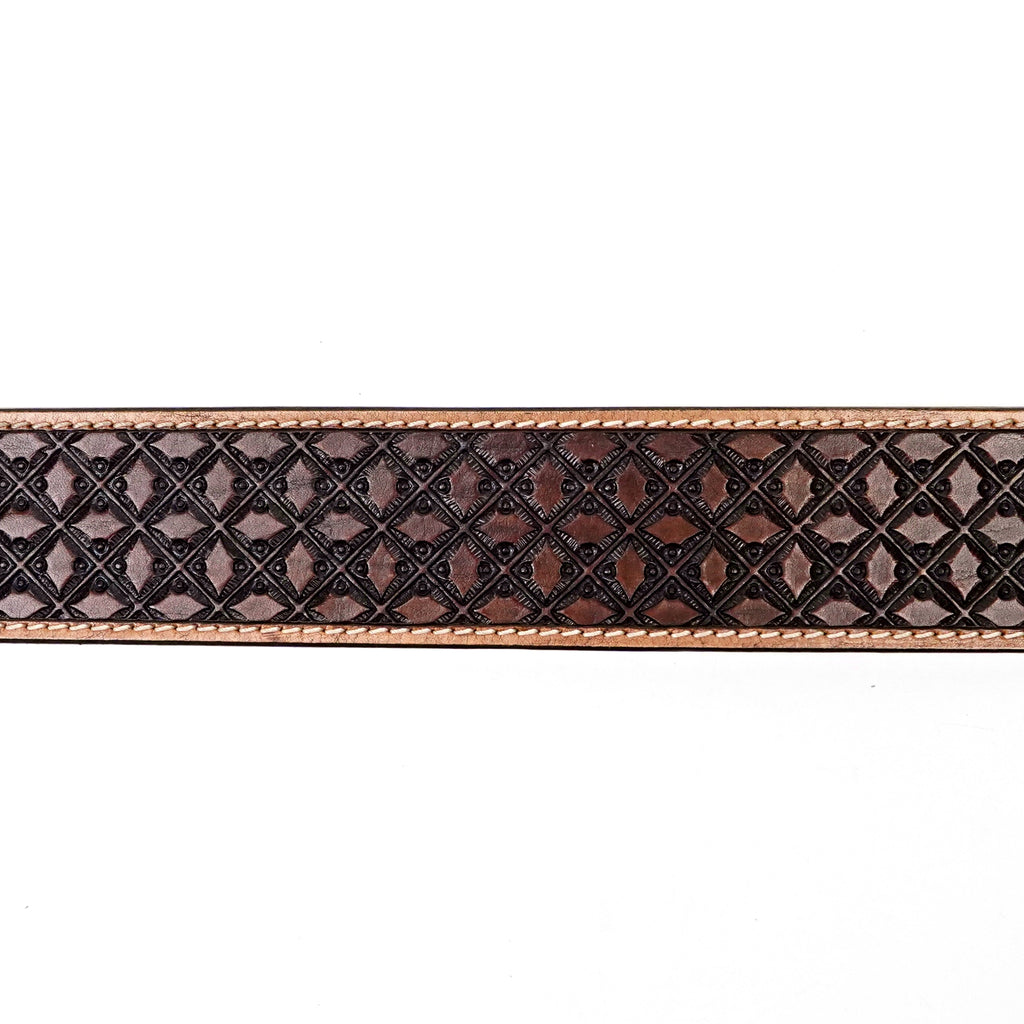 Hand-Tooled Leather Belt (MOD11)