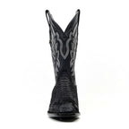 Tanner Python Boots - Black - Cutter Toe (PN26)