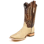 Tanner Cappuccino Python Boots - Square Toe (PN30)