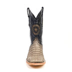 Rhodes Caiman Belly Boots - Gray - Square Toe (LM10)