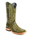 Rhodes Caiman Belly Boots - Agave - Square Toe (LM10)