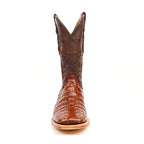 Rhodes Caiman Belly Boots - Brandy - Square Toe (LM10)