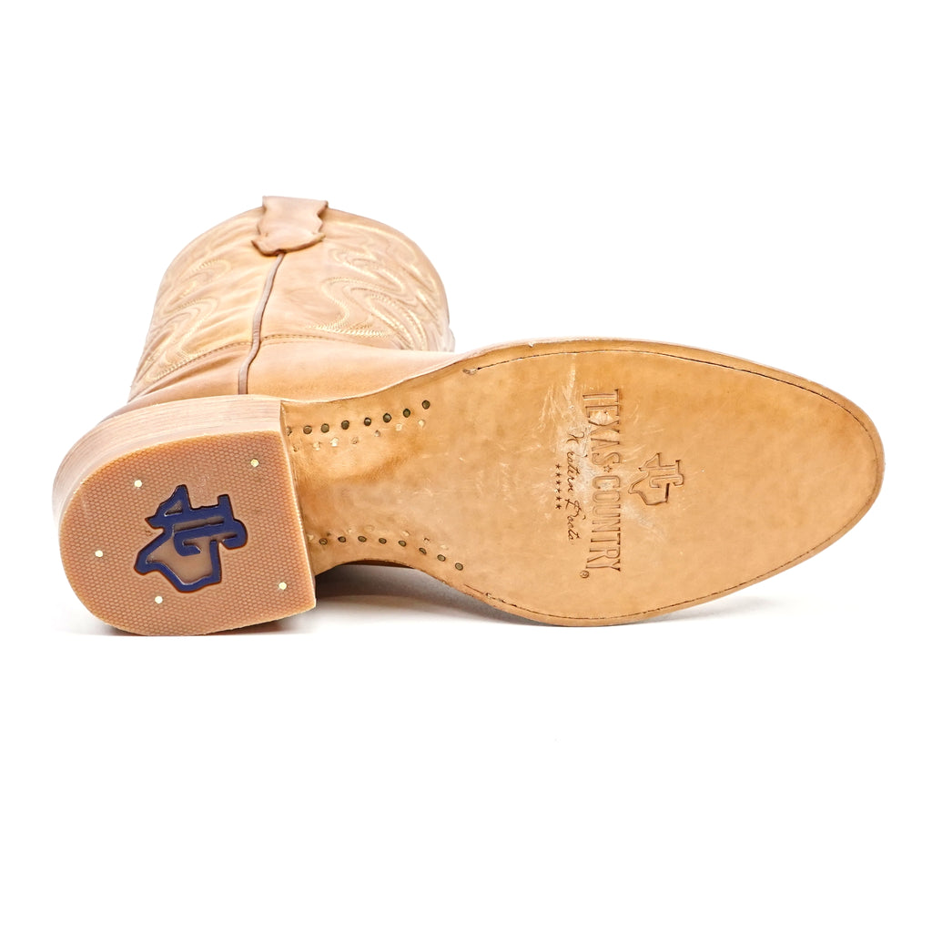 Boney Cowboy Boots - Clayton Honey - Roper Toe (TS203)