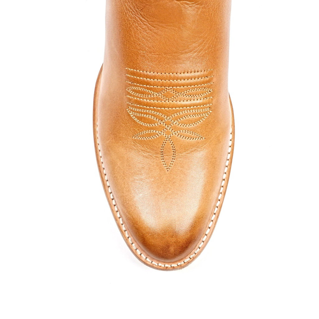 Boney Cowboy Boots - Clayton Honey - Roper Toe (TS203)