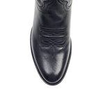 Boney Cowboy Boots - Clayton Black - Roper Toe (TS203)