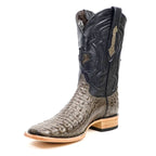 Rhodes Caiman Hornback Boots - Serpentine - Square Toe (LM10)