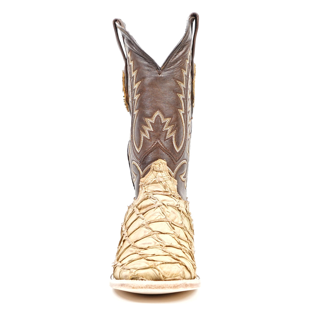 Connor Pirarucu Fish Boots - Matte Orix - Square Toe (PZ60)