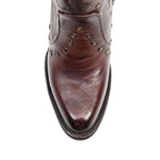 Anya Chocolate Brown Booties - J Toe