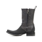 Stingray & Python Short Boots - Narrow Square Toe