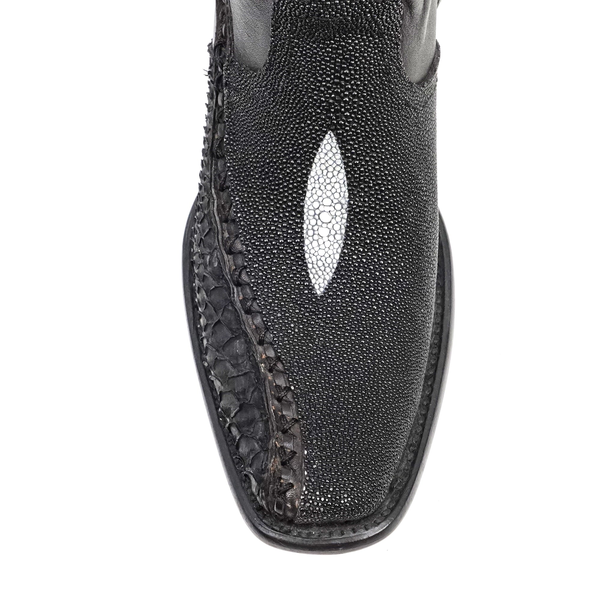 Stingray & Python Short Boots - Narrow Square Toe