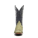 Tanner Python Boots - Jungle Green - Rodeo Toe (PN100)