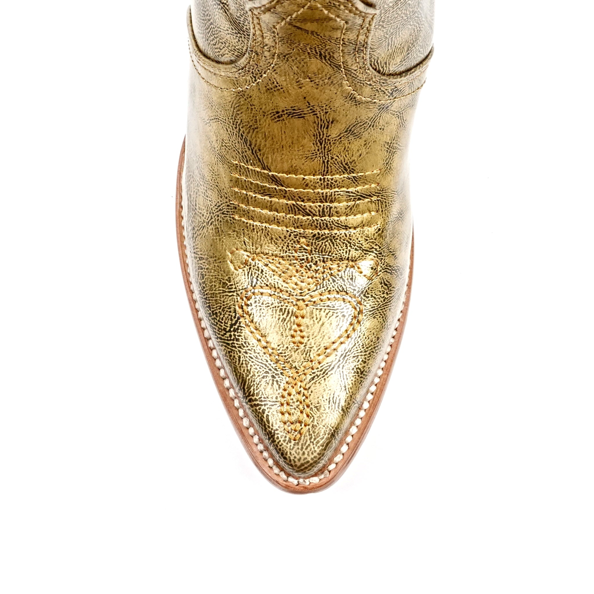Linda Neo Gold Tall Shaft Boots - Snip Toe