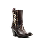 Francia Chocolate Brown Short Boots - J Toe
