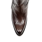 Francia Chocolate Brown Short Boots - J Toe