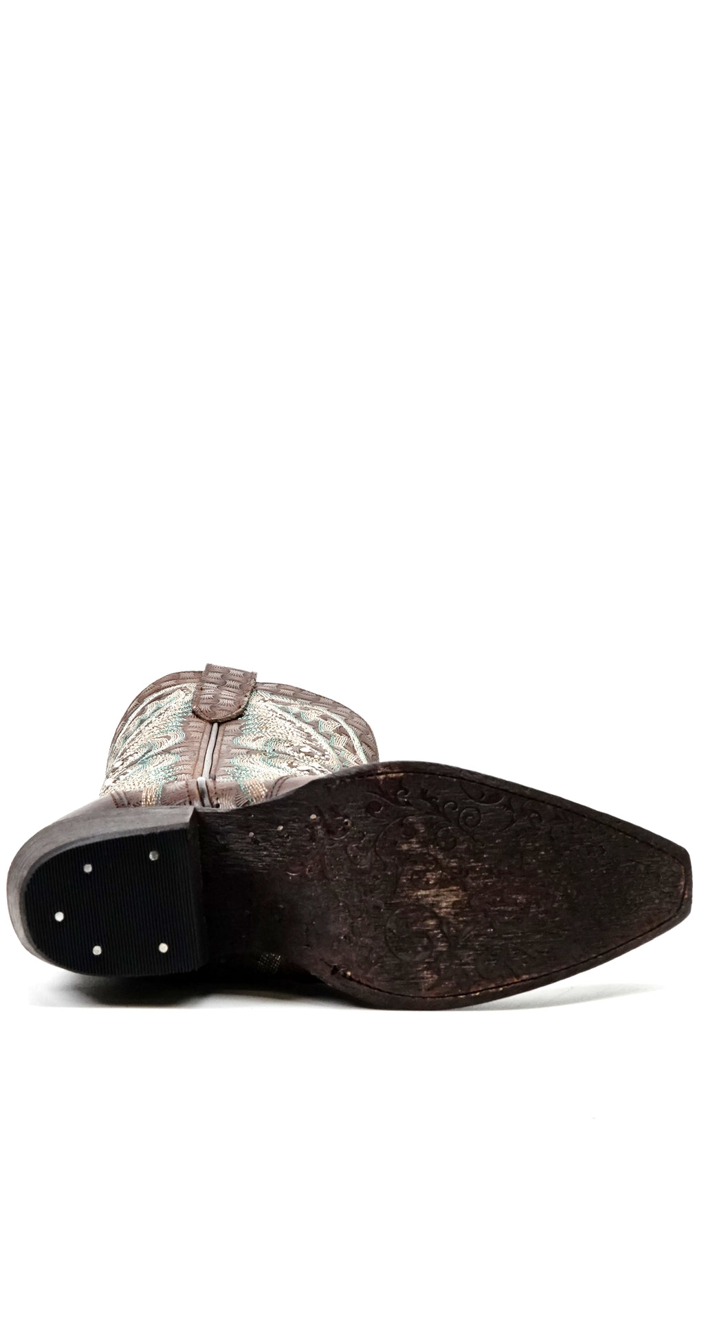 Botas de caña alta marrón bronce Cavalier - Punta fina (E848)
