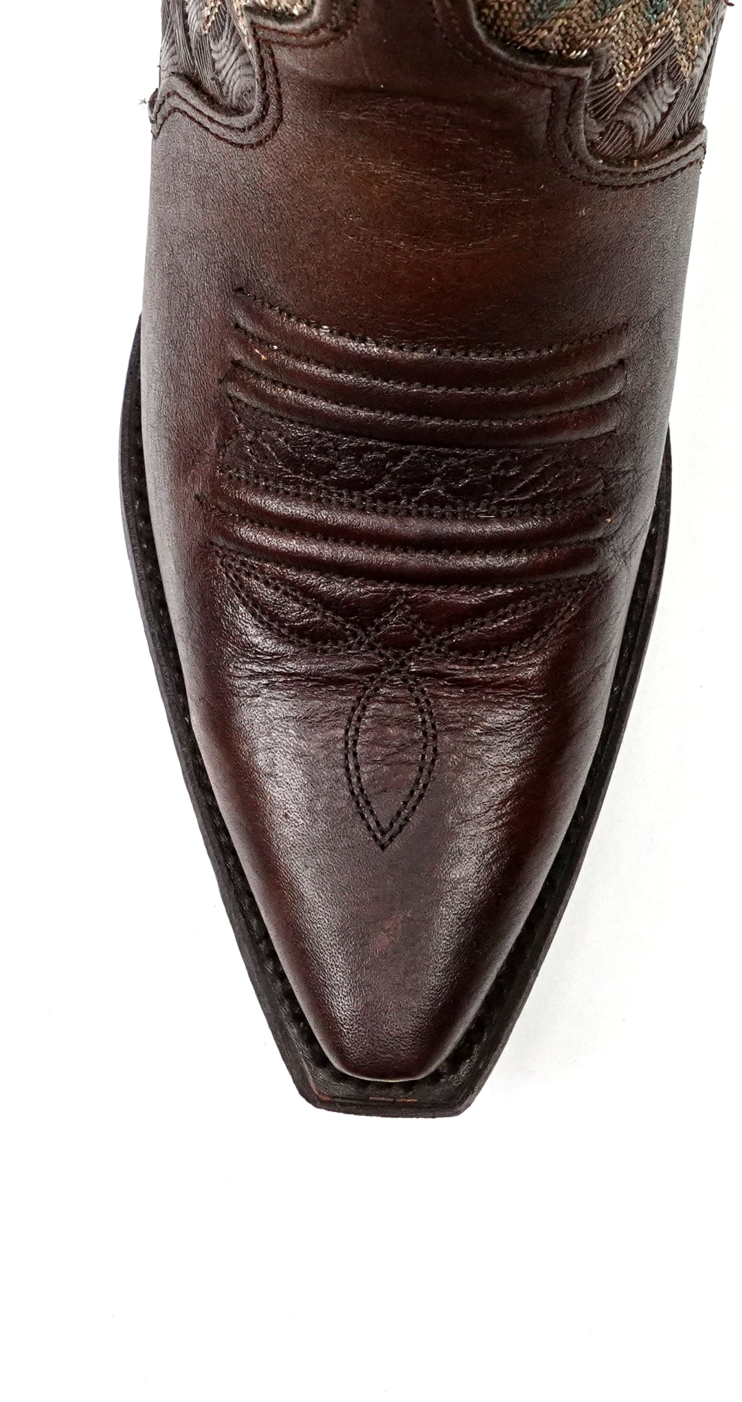 Botas de caña alta marrón bronce Cavalier - Punta fina (E848)