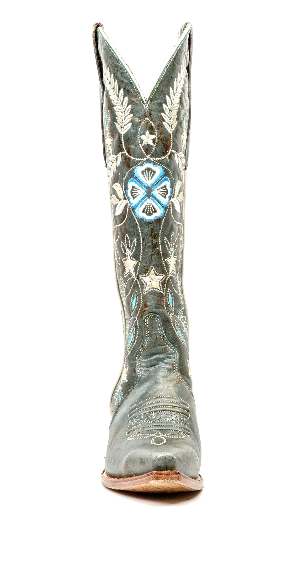 Botas altas Madison Turquoise - Punta fina (E861)