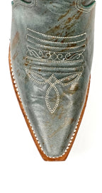 Botas altas Madison Turquoise - Punta fina (E861)