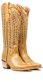 Botas de caña alta Alana Gold - Punta estrecha (E836)
