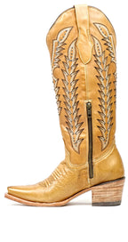Botas de caña alta Alana Gold - Punta estrecha (E836)