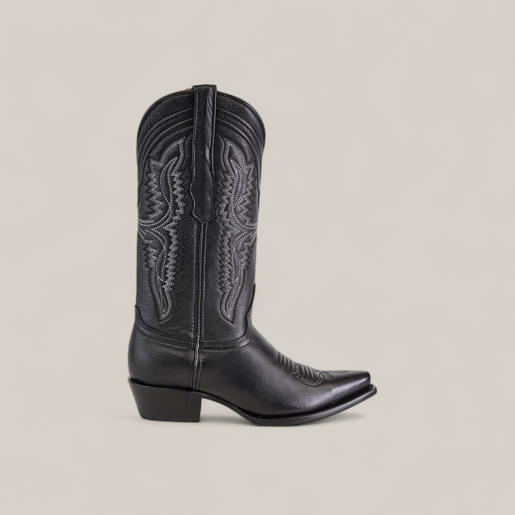 Athala Black - Mid Shaft - Snip Toe