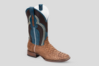 Braxton Python Boots - Tamarind - Square Toe