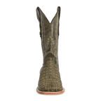 Rhodes Caiman Hornback Boots - Jungle Green - Square Toe (LM10)