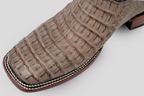 Ranger Caiman Hornback Boots - Gray - Square Toe