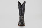 James Alligator Hornback Boots - Black - Square Toe (LG10)
