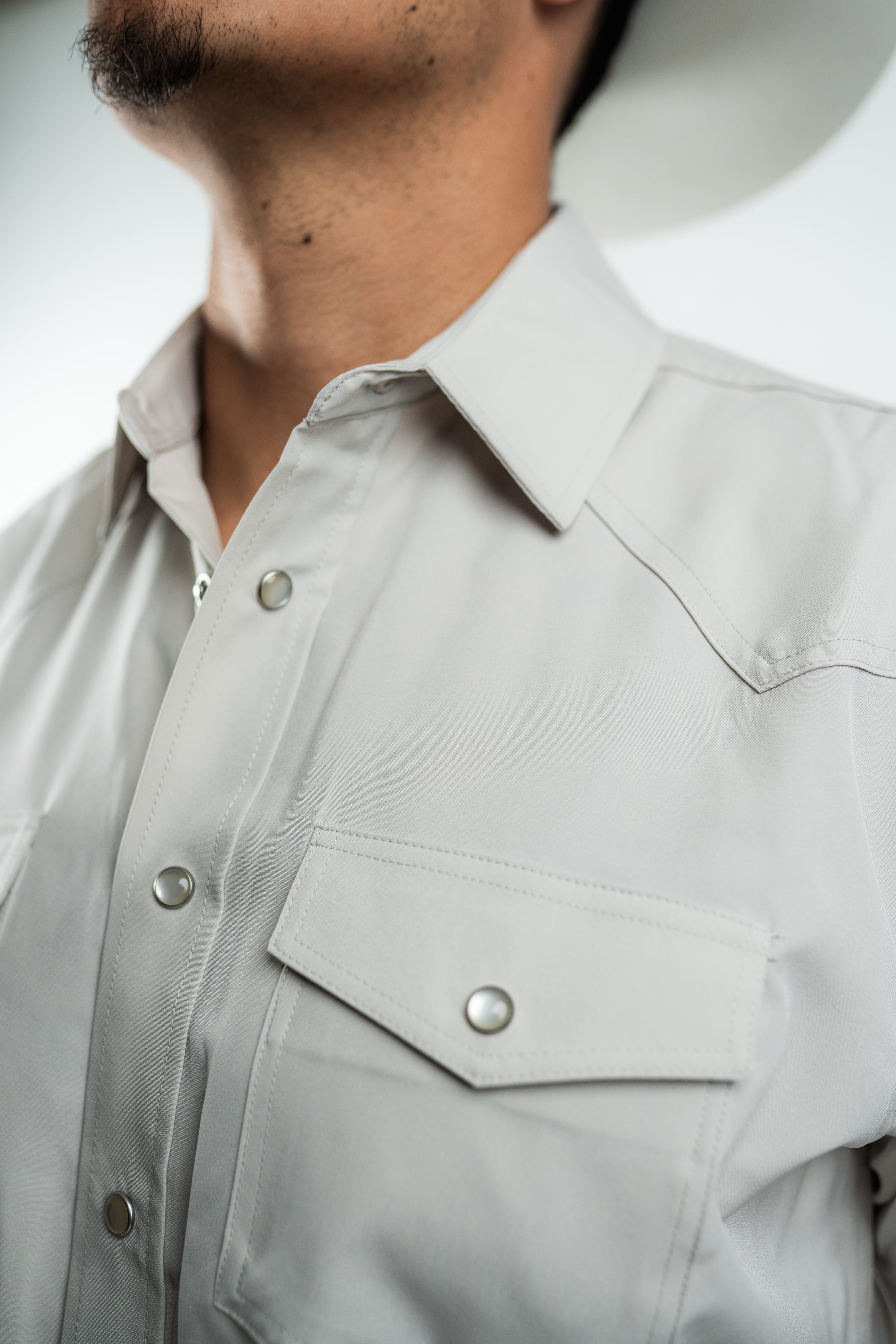 Texas Country - Solid Sand Pearl Snap Short Sleeve Shirt (RT102S/T)