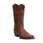 Grisly Cowboy Boots - Brown - Narrow Square Toe (E484)