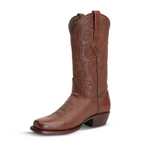 Grisly Cowboy Boots - Brown - Narrow Square Toe (E484)