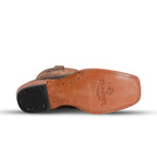 Fresno Chocolate Cowboy Boots - Narrow Square Toe (E906)