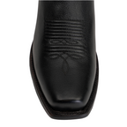 Grisly Cowboy Boots - Black - Narrow Square Toe (E484)