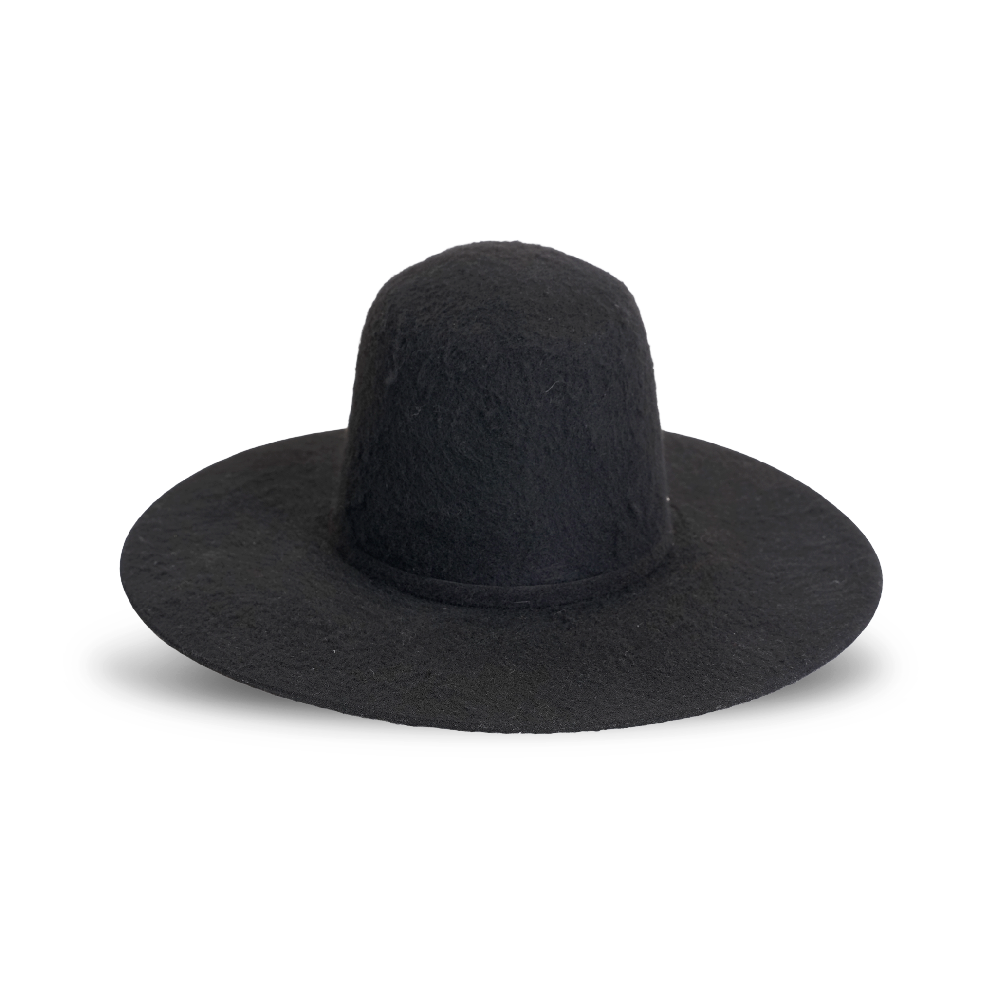 TC Hats - 6X Open Crown Grizzly Hat - Black