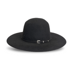 TC Hats - 6X Open Crown Grizzly Hat - Black