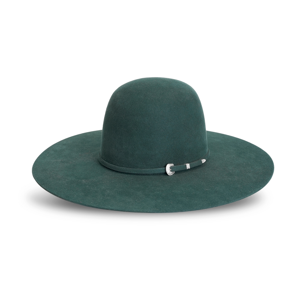 Tacchino - 6X Open Crown Hat - Deep Green